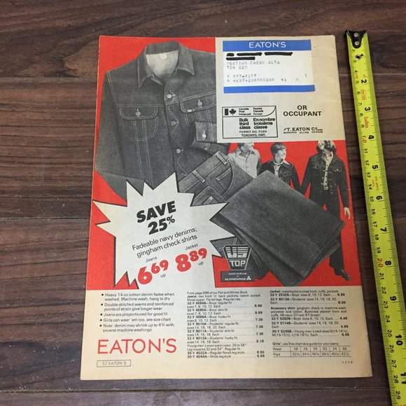 Eaton's 1976 Extra Over 550 Price Cuts Sale Catalog - Picture 3 of 12